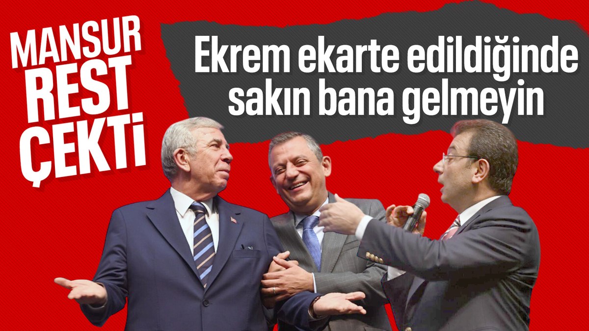 CHP’de adaylık kavgası: Mansur Yavaş’tan yönetime rest